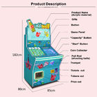 Biru / Merah Muda Mainan Lucu Mesin Pinball Elektronik, Perjudian Mesin Pinball Berbatu