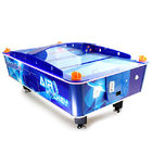 Biru Indoor Air Hockey Table, Permainan Olahraga Air Hockey Table Tennis Table