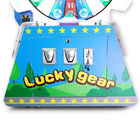 Tiket Lucky Gear Lotere Anak Arcade Coin Game Machine Bahan Fiberglass