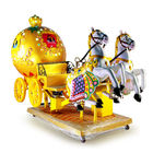 Classic Wagon Simulator Kids Arcade Machine / Coin Dioperasikan Kiddie Horse Ride