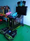 Mesin Arcade Shooting Yang Menyenangkan Alien 2 Bahan Logam Dan Akrilik