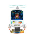 Mesin 3D Helikopter Besar Kiddie Ride Electric Video Game 150W
