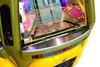 6 Pemain Dream Castle Pinball Game Machine Pendorong Koin Logam + Bahan Akrilik + Plastik