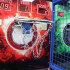 Mesin Permainan Menembak Basket Jalan Komersial Garansi 12 Bulan