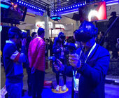 Taman Tema Besar VR Space Walker 9D Platform Realitas Virtual Warna Hitam / Biru