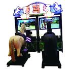 Mesin Fiberglass Kuda Balap Logam Arcade / Mesin Go Go Jockey Video Game