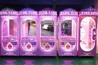 Tanggal Merah Muda Arcade Koin Dioperasikan Mesin Derek Mainan Cakar