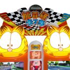 400W Kids Arcade Machine, Indoor Arcade Arcade Mesin Pendorong Koin Super Monster Racing Game
